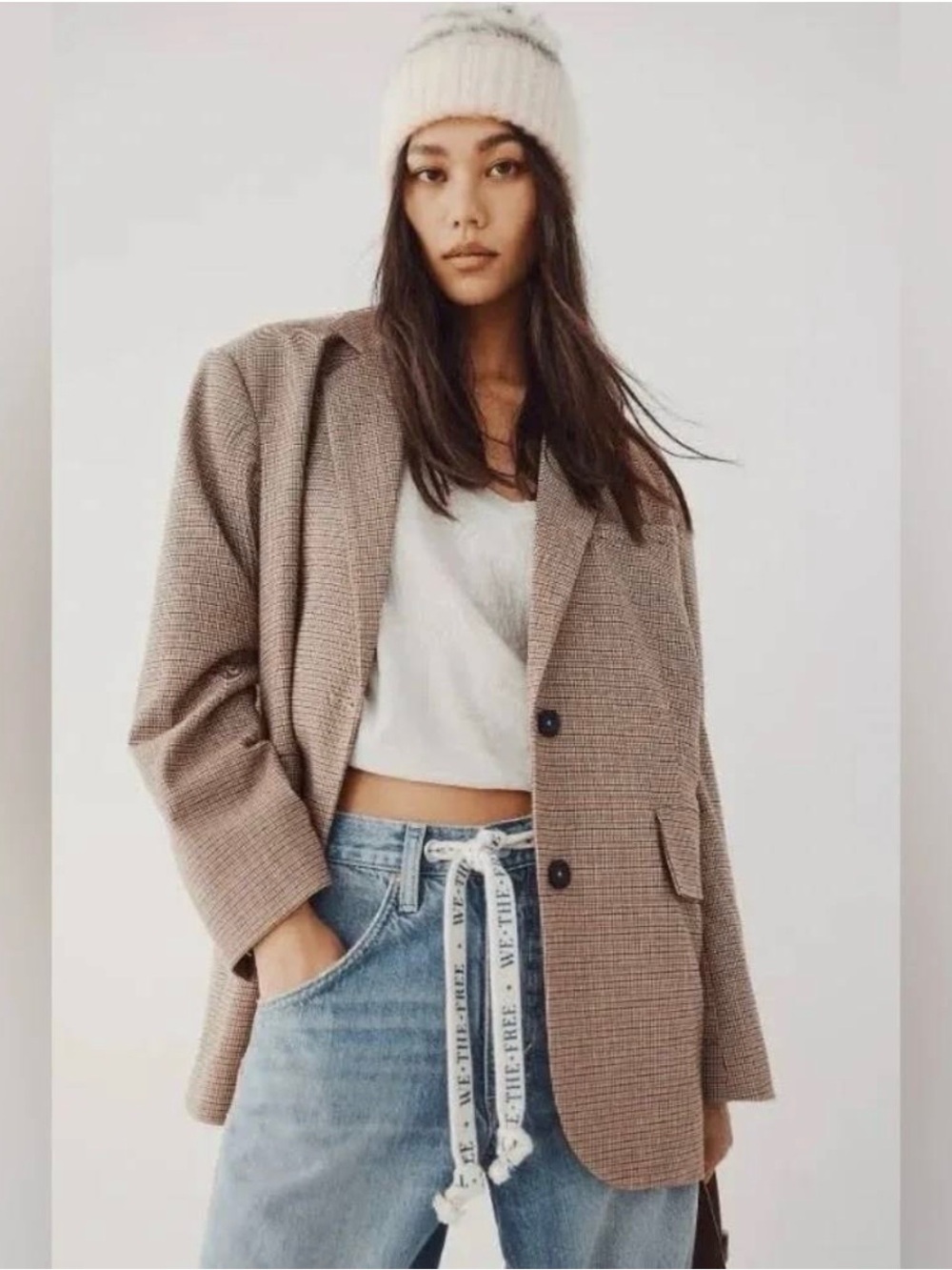 NWOT Free People Reggie Oversized Blazer